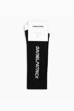 Load image into Gallery viewer, DP logo sock / black + white
